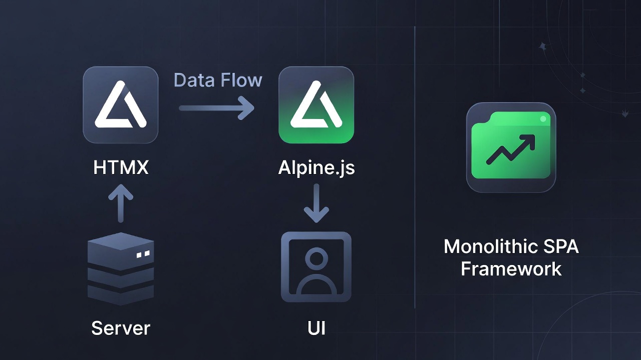 Alpine.js + HTMX: El Stack Ligero Que Reemplaza Tu SPA